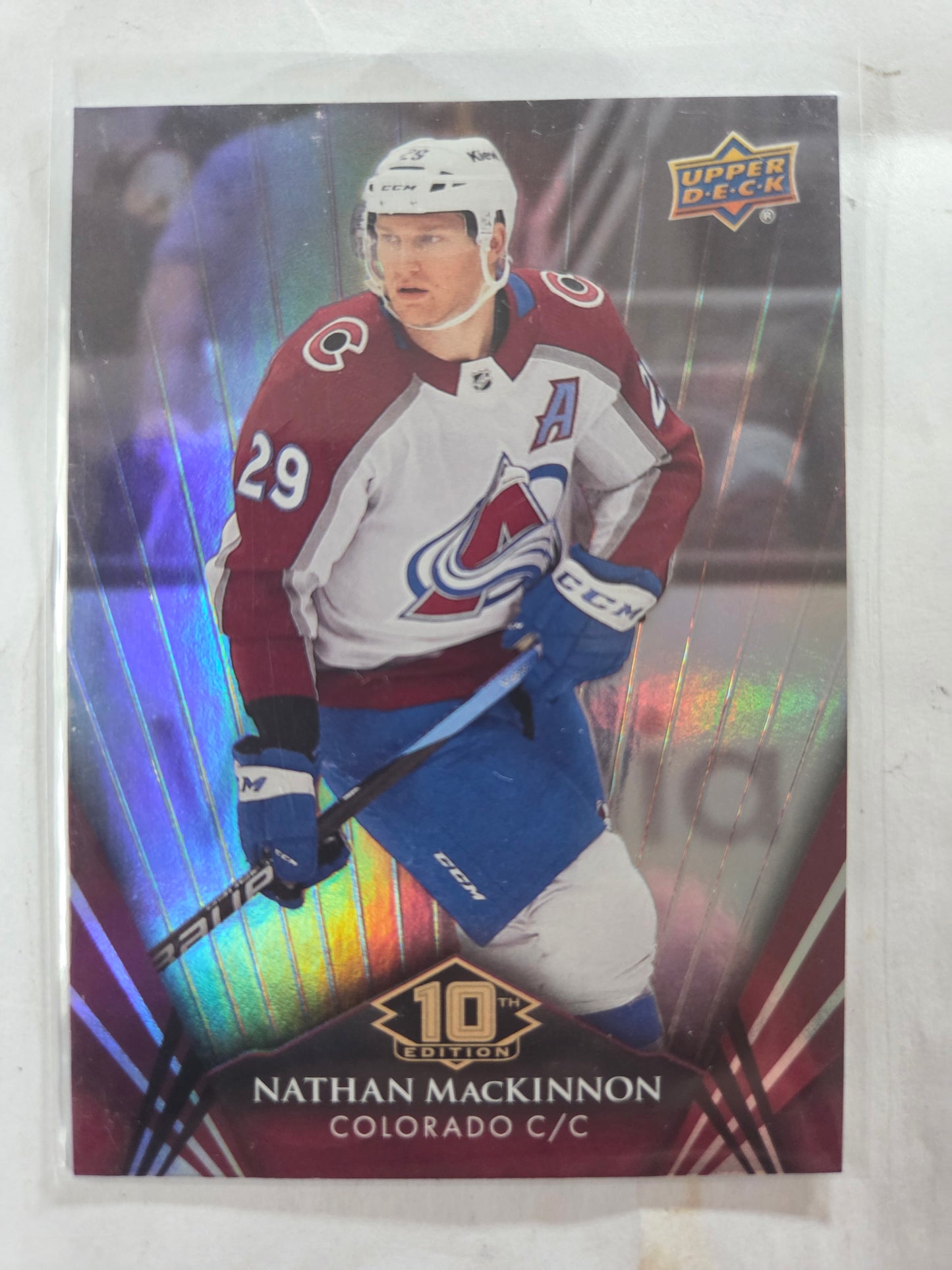 Nathan MacKinnon Upper Deck 10th Edition #29 [Colorado Avalanche]
