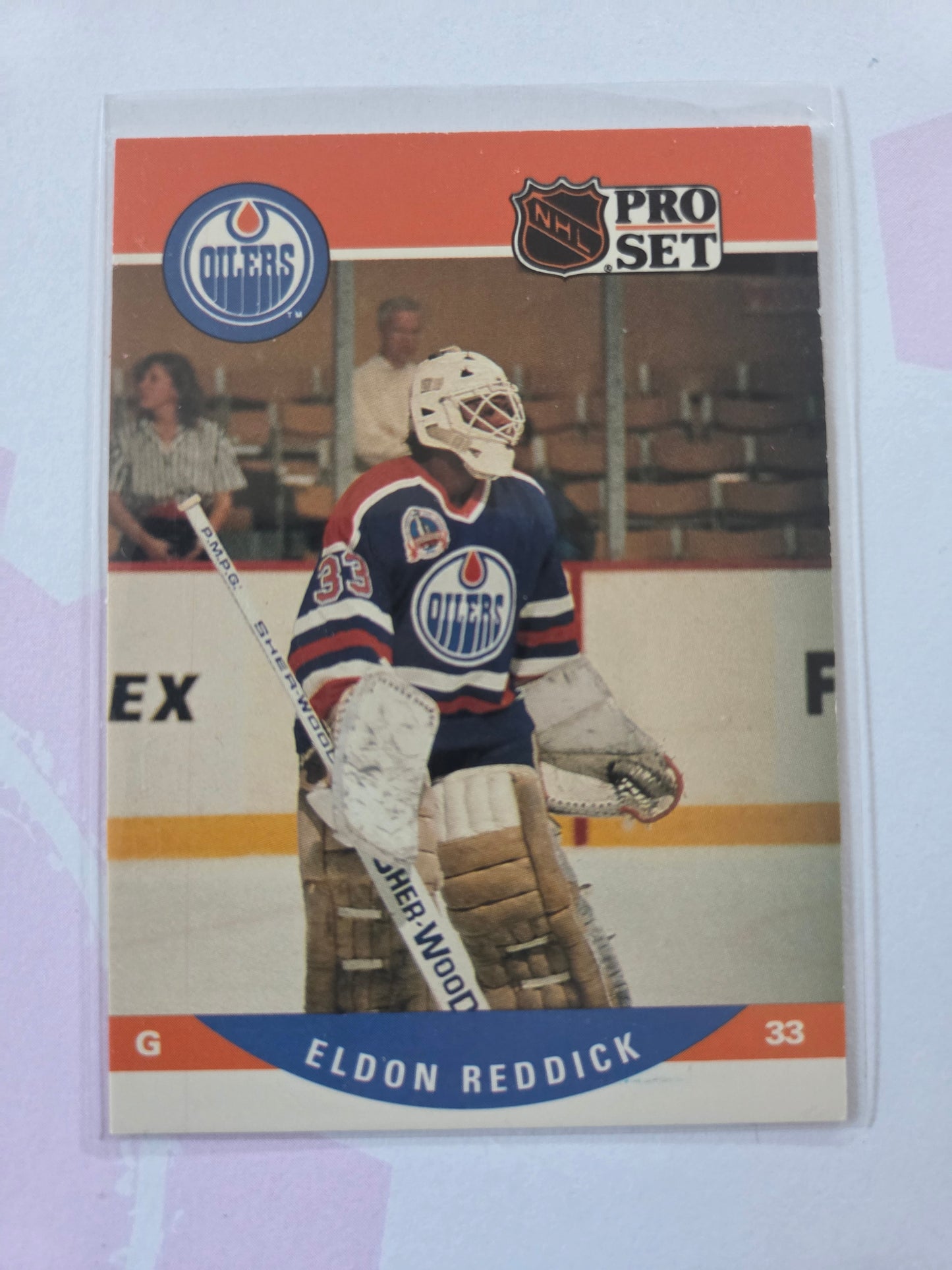 Eldon Reddick NHL Pro Set #445 [Edmonton Oilers]