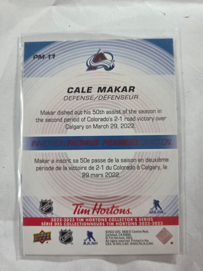 Cale Makar Upper Deck Inmotion Phenoms [Colorado Avalanche]