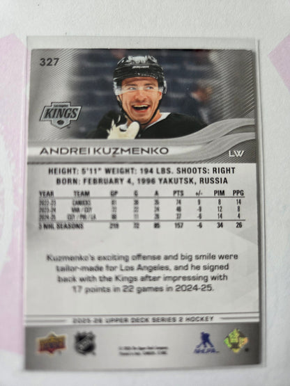 Andrei Kuzmenko Upper Deck Series 2 #327 [Los Angeles Kings]