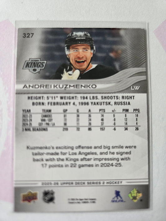 Andrei Kuzmenko Upper Deck Series 2 #327 [Los Angeles Kings]