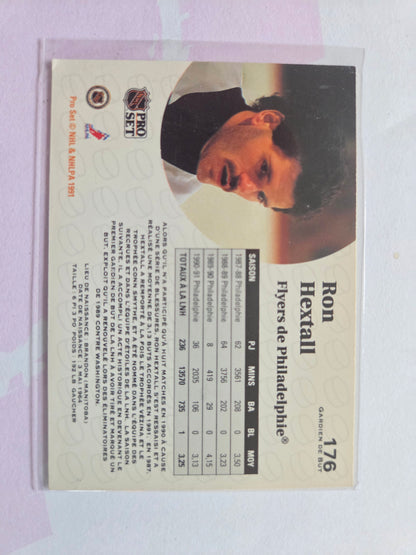 Ron Hextall French NHL Pro Set #176 [Philadelphia Flyers]