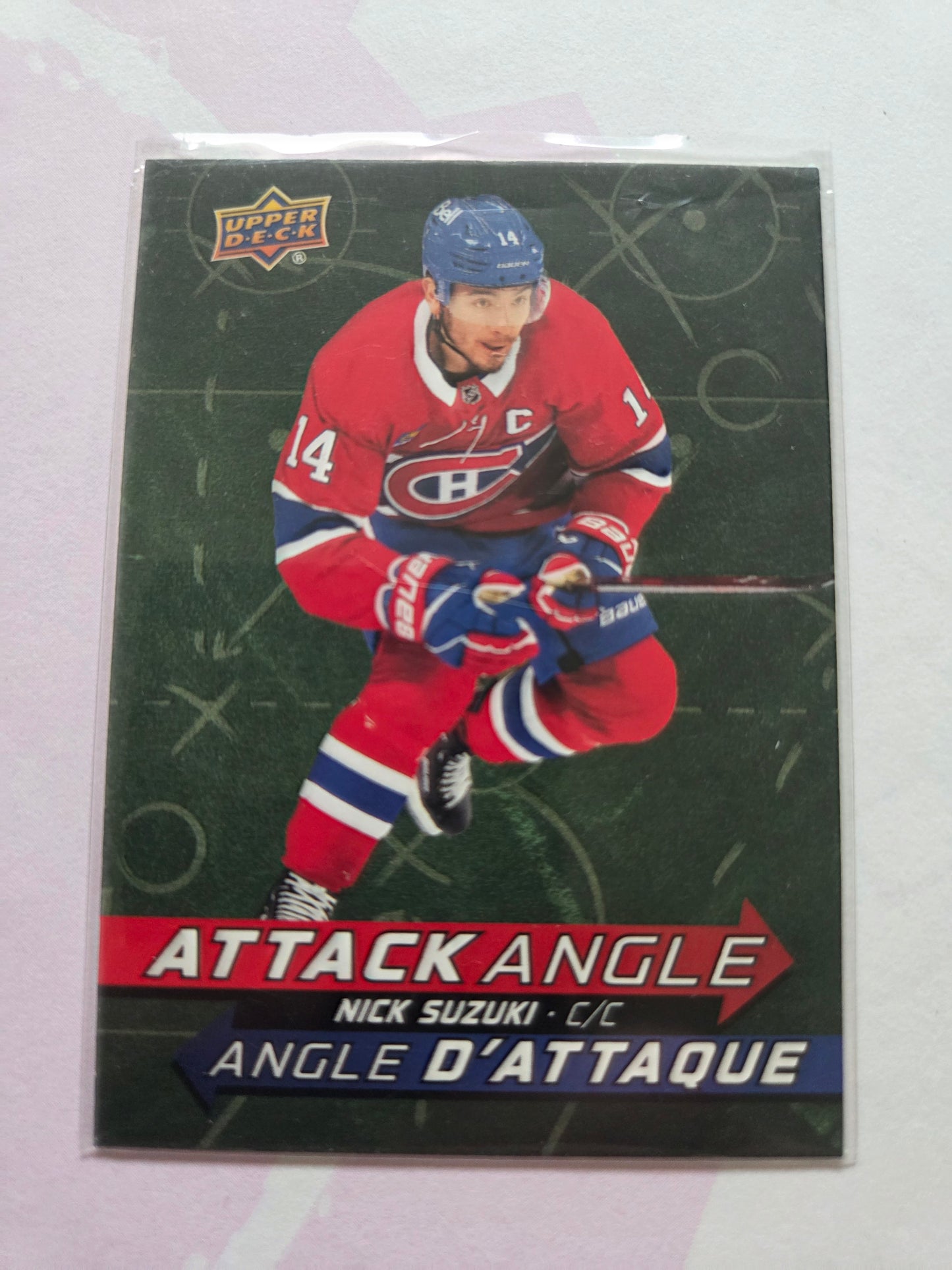 Nick Suzuki Upper Deck Attack Angle [Montreal Canadians]
