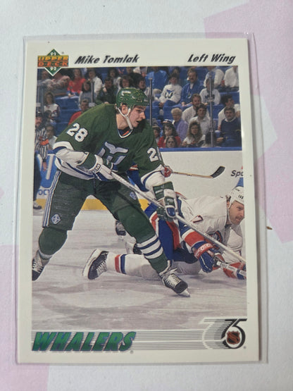 Mike Tomlak 91/92 Upper Deck #310 [Hartford Whalers]