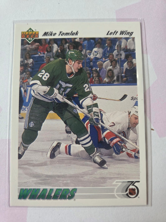 Mike Tomlak 91/92 Upper Deck #310 [Hartford Whalers]