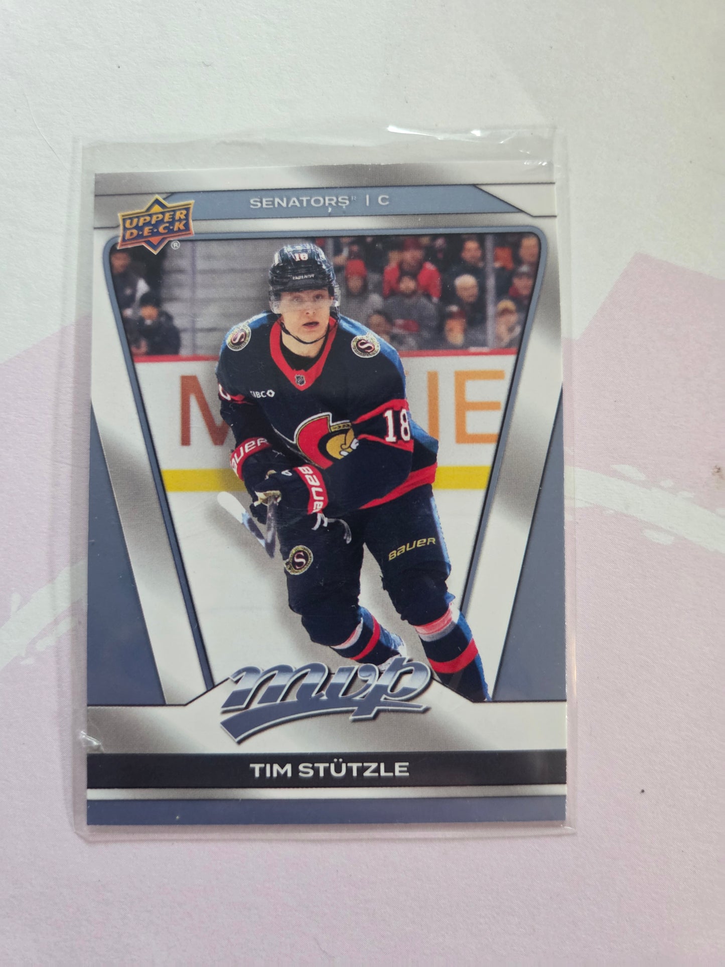 Tim Stützle Upper Deck MVP Hockey #157 [Ottawa Senators]