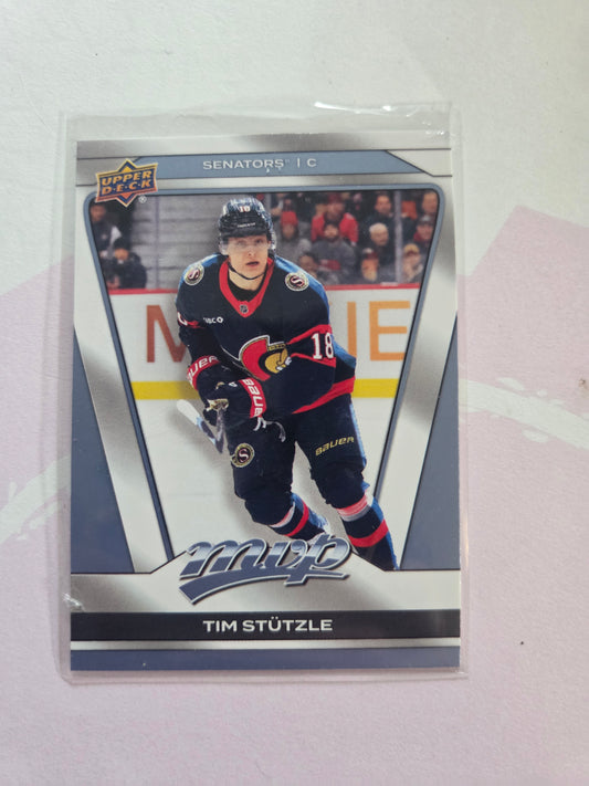 Tim Stützle Upper Deck MVP Hockey #157 [Ottawa Senators]