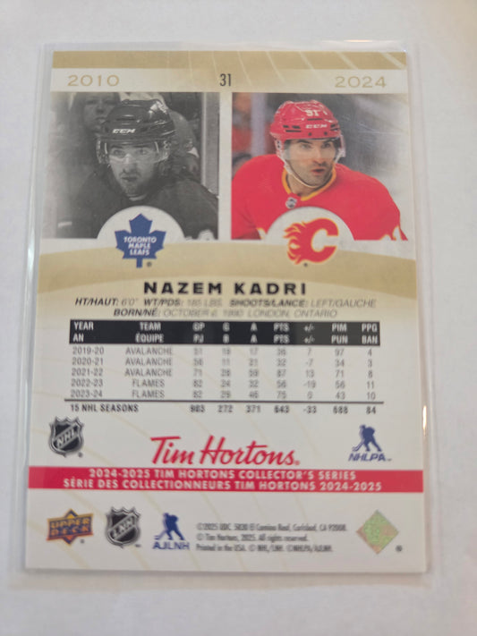 Nazem Kadri Tim Hortons Upper Deck #31 [Calgary Flames]