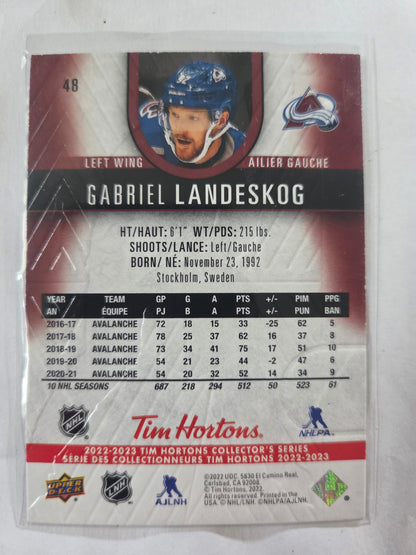 Gabriel Landeskog Tim Hortons Upper Deck #48 [Colorado Avalanche]