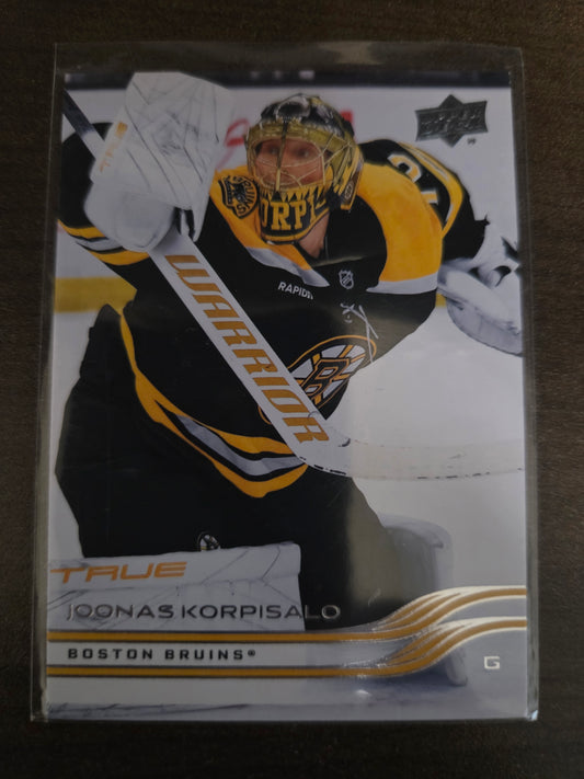 Joonas Korpisalo Upper Deck Series 1 #9 [Boston Bruins]