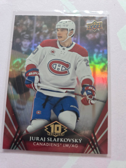 Juraj Slafkovsky Upper Deck 10th Edition #43 [Montreal Canadians]