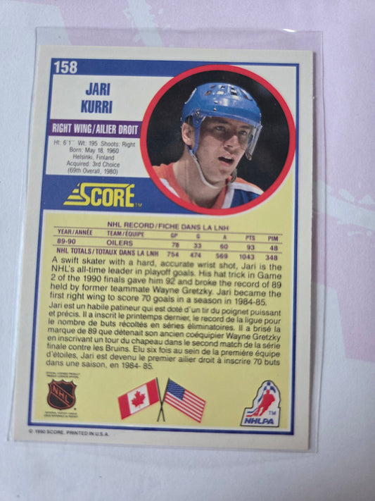 Jari Kurri NHL Score #158 [Edmonton Oilers]