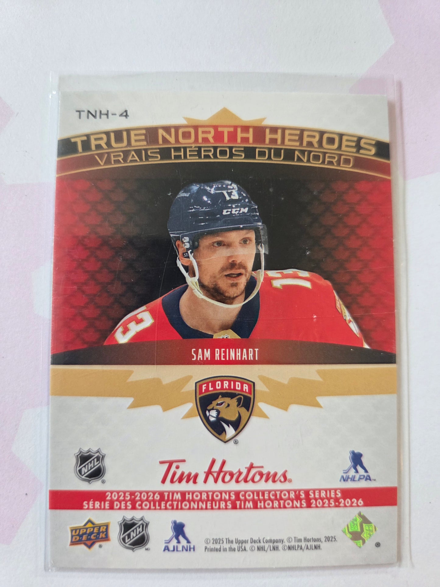 Sam Reinhart Upper Deck True North Heroes [Florida Panthers]
