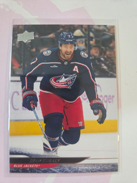 Sean Kuraly Upper Deck Series 2 #291 [Columbus Blue Jackets]