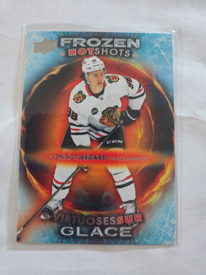 Connor Bedard Upper Deck Frozen Hot Shots [Chicago Blackhawks]