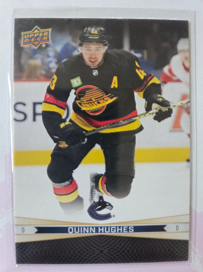 Quinn Hughes/J.T. Miller Tim Hortons Upper Deck #48 [Vancouver Canucks]