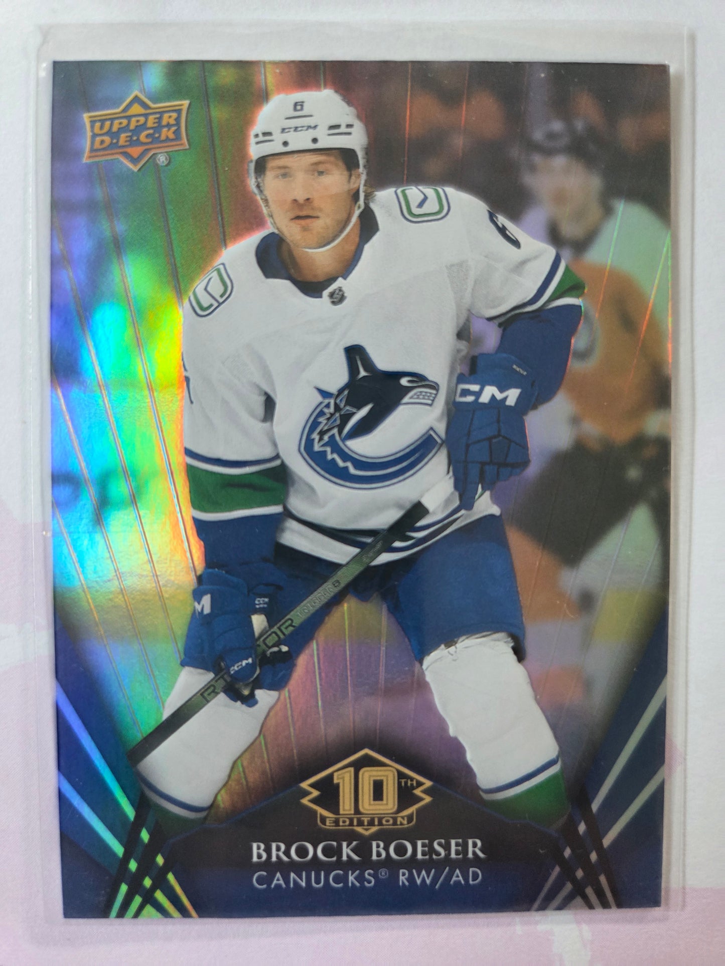 Brock Boeser Upper Deck 10th Edition #110 [Vancouver Canucks]