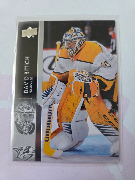 David Rittich Upper Deck Extended Series #590 [Nashville Predators]