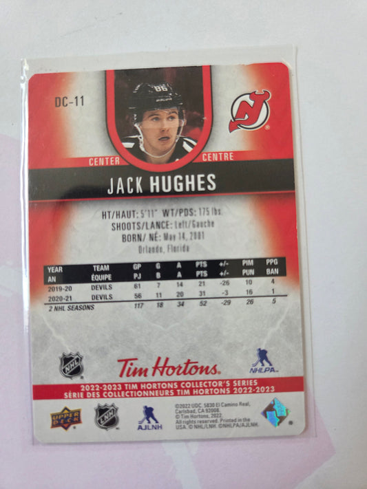Jack Hughes Tim Hortons Upper Deck [New Jersey Devils]