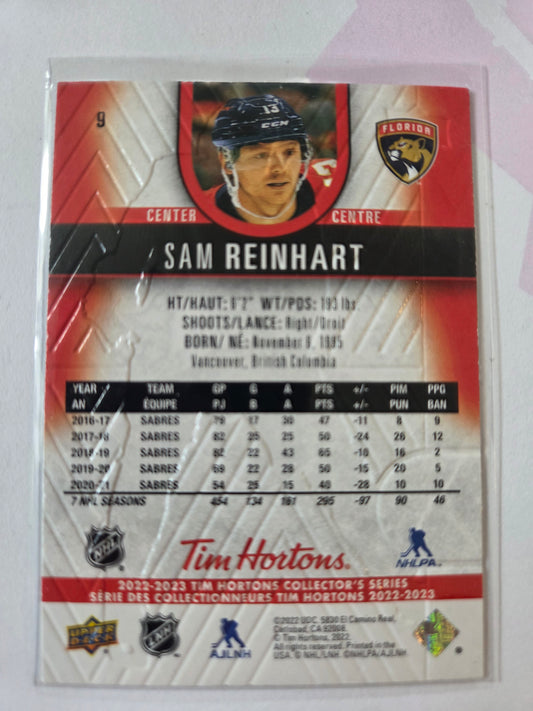 Sam Reinhart Tim Hortons Upper Deck #9 [Florida Panthers]
