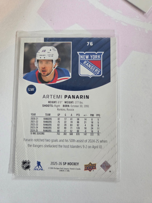 Artemi Panarin SP Hockey #76 [New York Rangers]