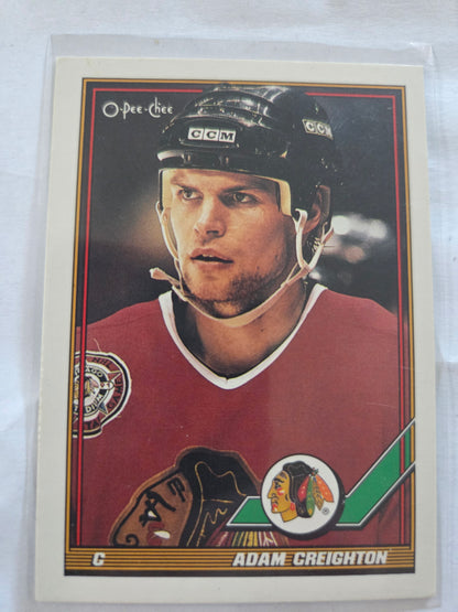 Adam Creighton O-Pee-Chee Hockey #314 [Chicago Blackhawks]