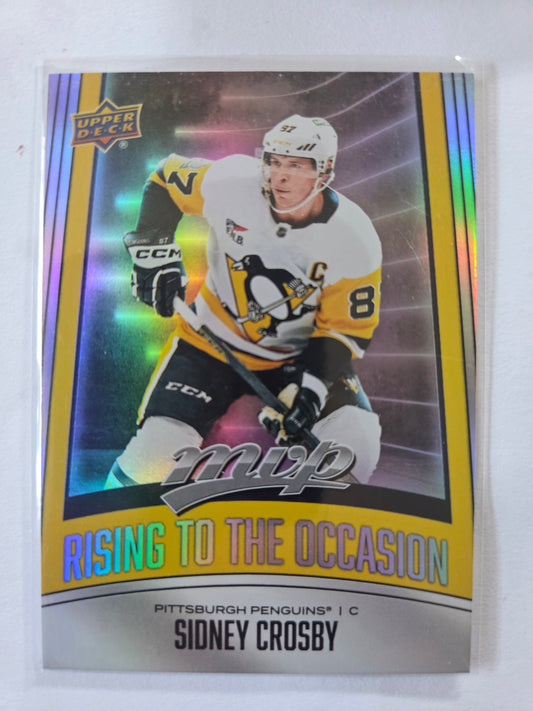 Sidney Crosby Upper Deck MVP Hockey Rising to the Occasion [Pittsburgh Penguins]