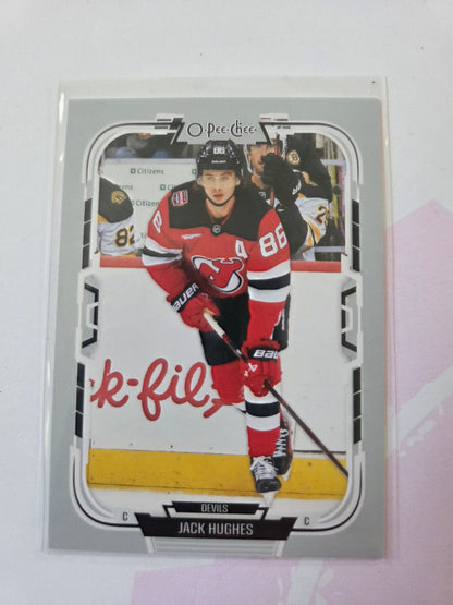 Jack Hughes O-Pee-Chee Hockey #368 [New Jersey Devils]