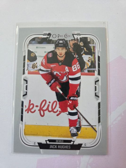 Jack Hughes O-Pee-Chee Hockey #368 [New Jersey Devils]