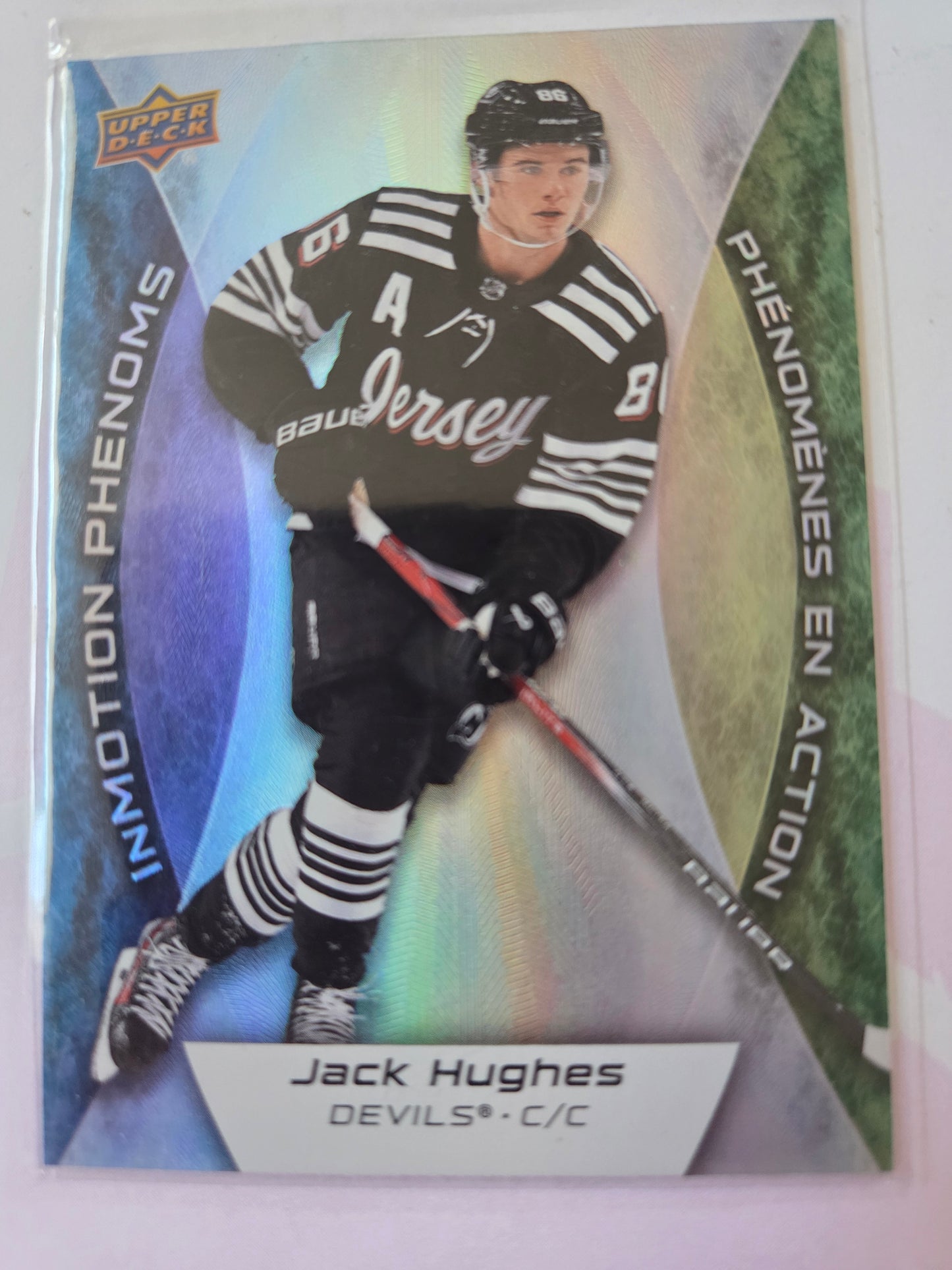 Jack Hughes Upper Deck Inmotion Phenoms [New Jersey Devils]