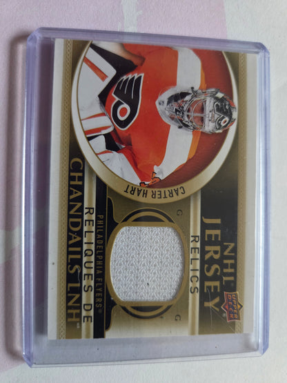 Carter Hart Upper Deck Deck NHL Jersey Relics [Philadelphia Flyers]