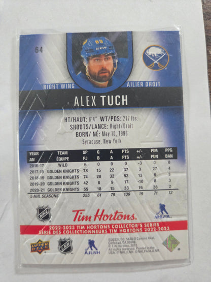 Alex Tuch Tim Hortons Upper Deck #64 [Buffalo Sabres]