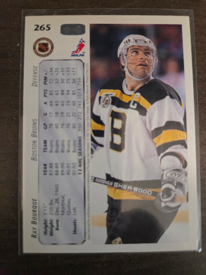 Ray Bourque Upper Deck #265 [Boston Bruins]