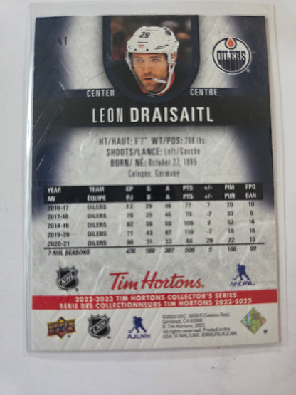 Leon Draisaitl Upper Deck Tim Hortons #41 [Edmonton Oilers]