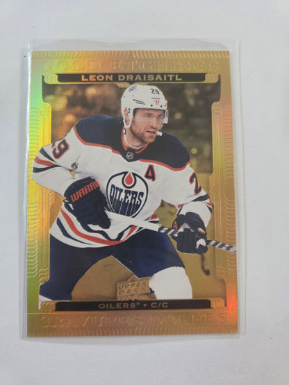 Leon Draisaitl Upper Deck Gold Etchings [Edmonton Oilers]