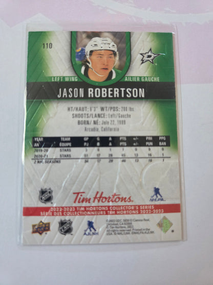 Jason Robertson Tim Hortons Upper Deck #110 [Dallas Stars]