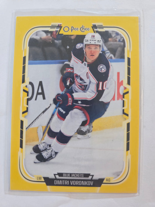 Dmitri Voronkov Yellow O-Pee-Chee Hockey #275 [Columbus Blue Jackets]