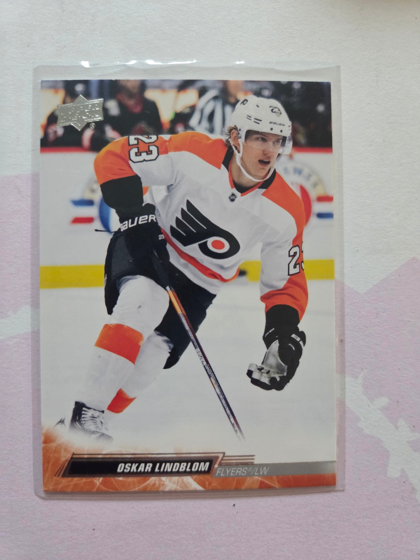 Oskar Lindblom Upper Deck Series 1 #135 [Philadelphia Flyers]