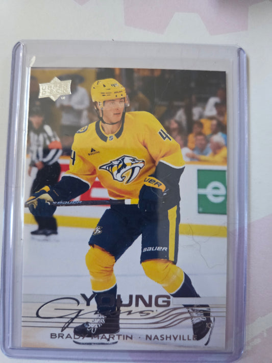 Brady Martin Upper Deck Series 2 Young Guns #460 [Nashville Predators]