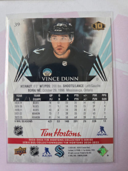 Vince Dunn Upper Deck 10th Edition #39 [Seattle Kraken]