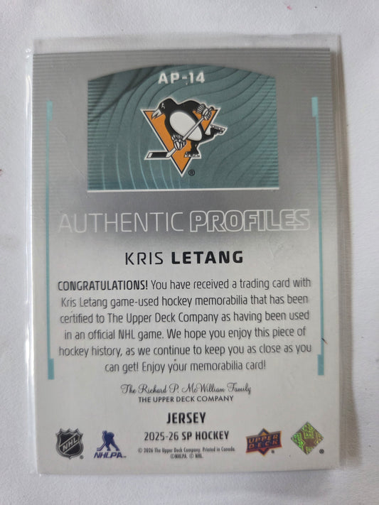 Kris Letang SP Hockey Jersey [Pittsburgh Penguins]