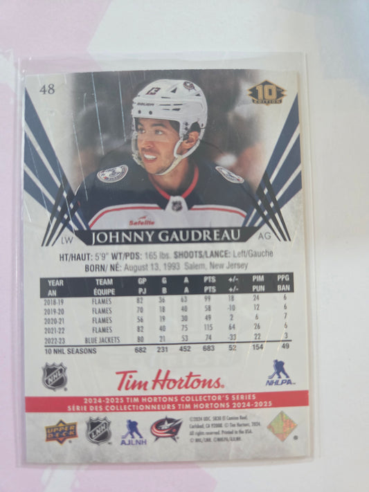 Johnny Gaudreau Upper Deck 10th Edition #48 [Columbus Blue Jackets]