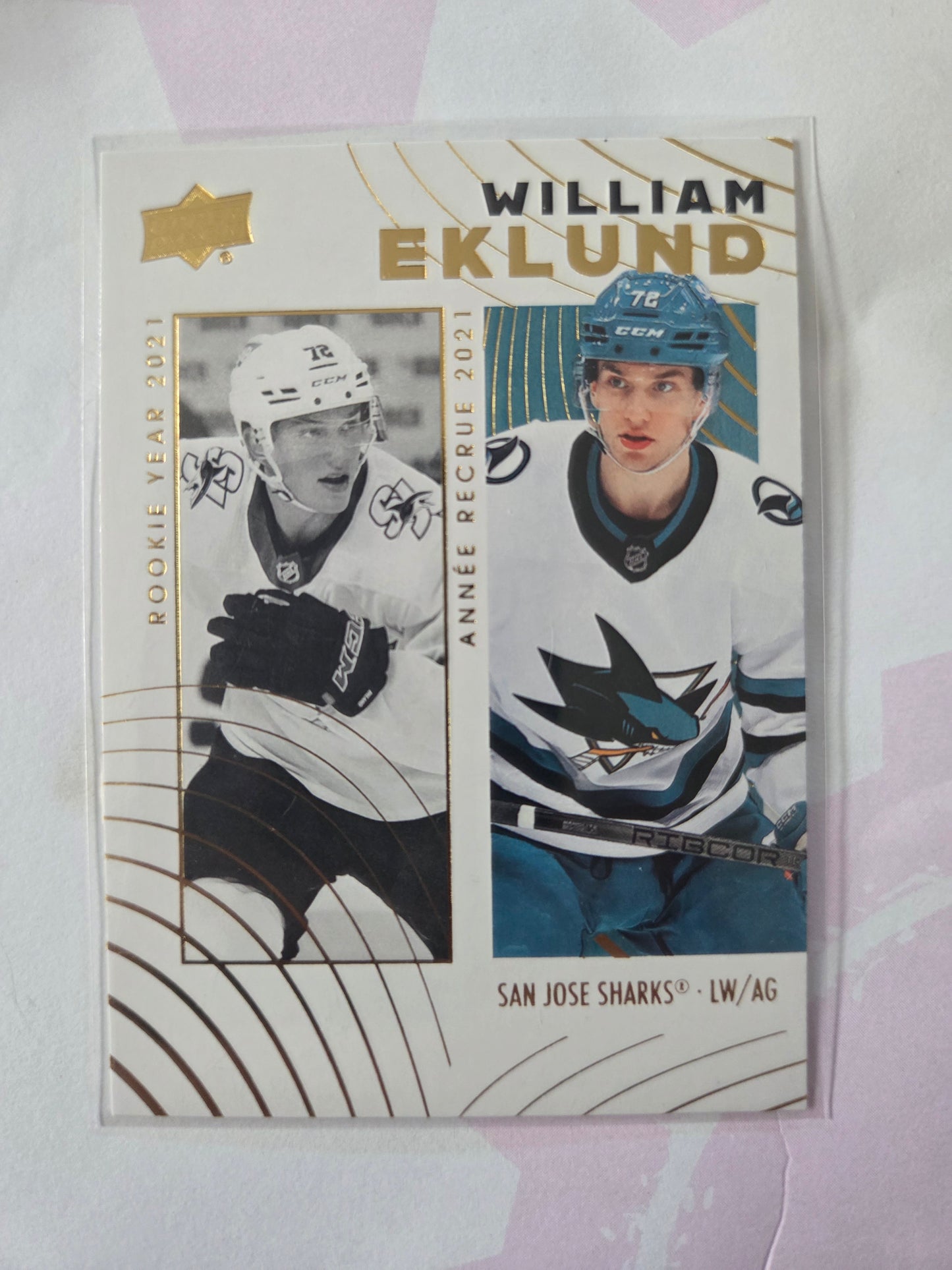 William Eklund Tim Hortons Upper Deck #74 [San Jose Sharks]