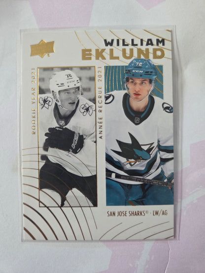 William Eklund Tim Hortons Upper Deck #74 [San Jose Sharks]