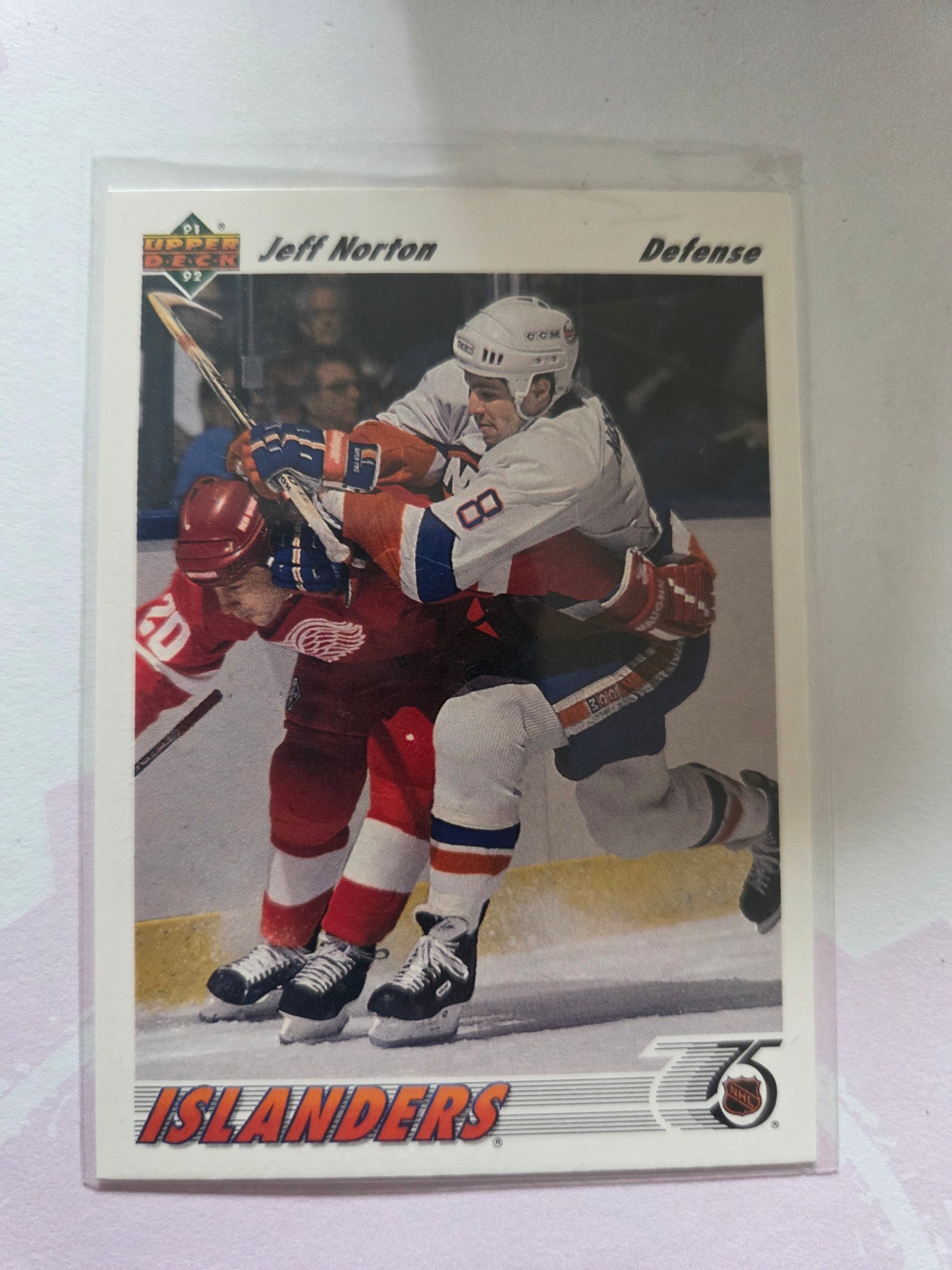 Jeff Norton 91/92 Upper Deck #357 [New York Islanders]