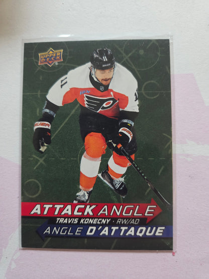 Travis Konecny Upper Deck Attack Angle [Philadelphia Flyers]