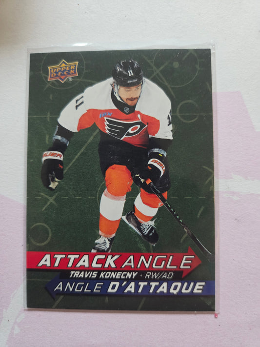 Travis Konecny Upper Deck Attack Angle [Philadelphia Flyers]