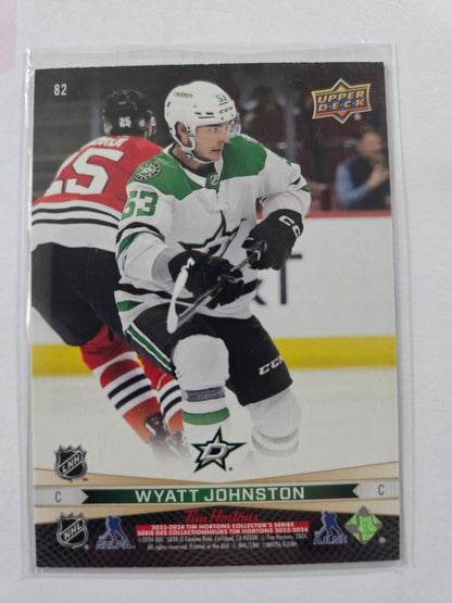 Jason Robertson/Wyatt Johnston Upper Deck #82 [Dallas Stars]