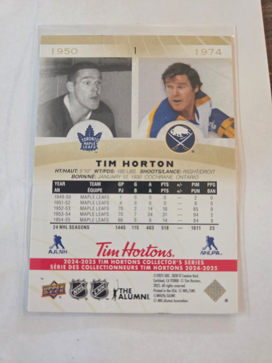 Tim Horton Upper Deck Tim Hortons #1 [Buffalo Sabres]