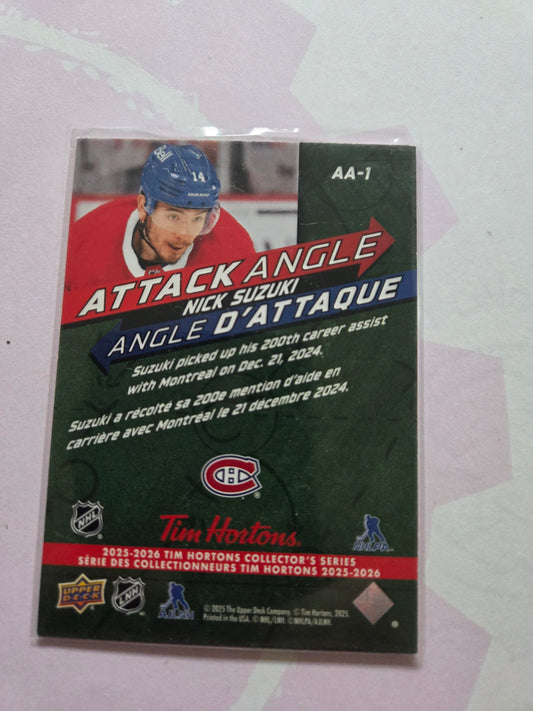 Nick Suzuki Upper Deck Attack Angle [Montreal Canadians]